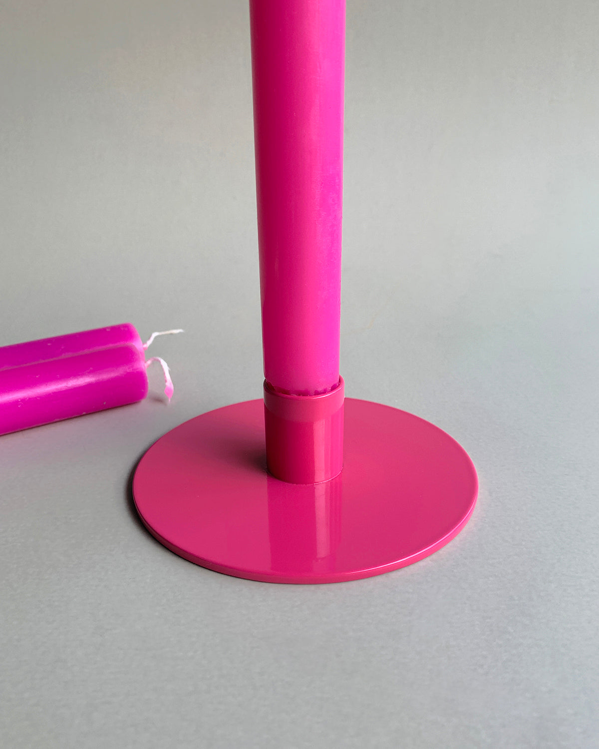 kerzenständer / candle holder magenta
