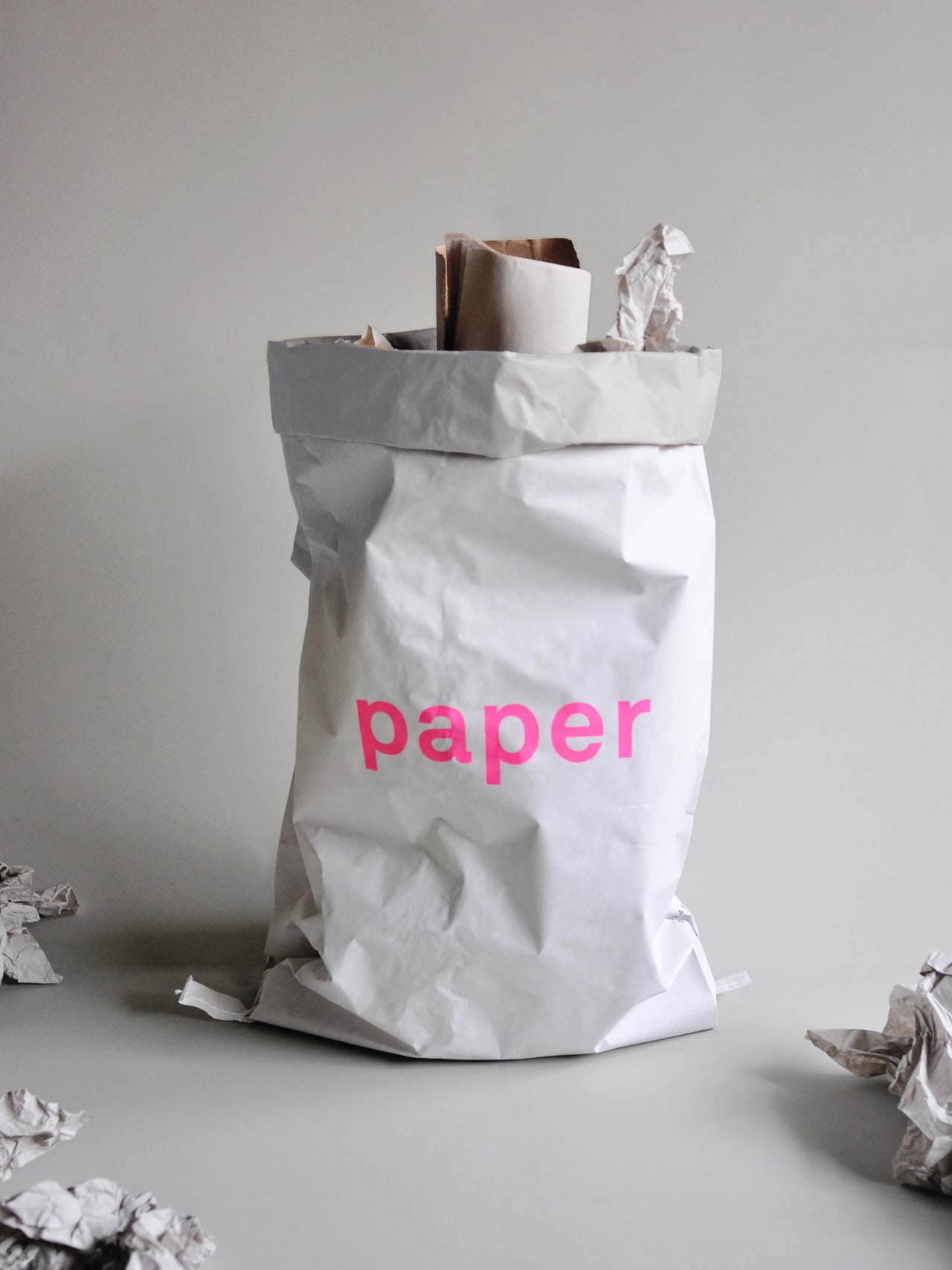 papiersack weiß / paper bag white PAPER / das ORIGINAL
