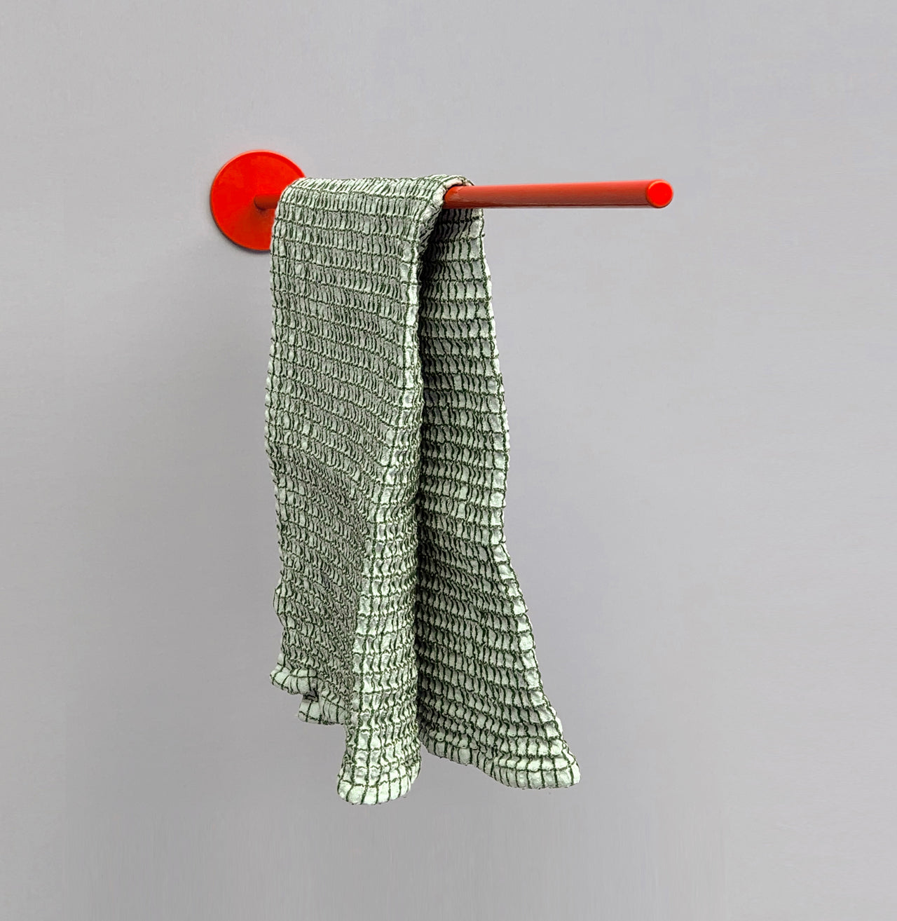 handtuchhalter / towel holder neon rot