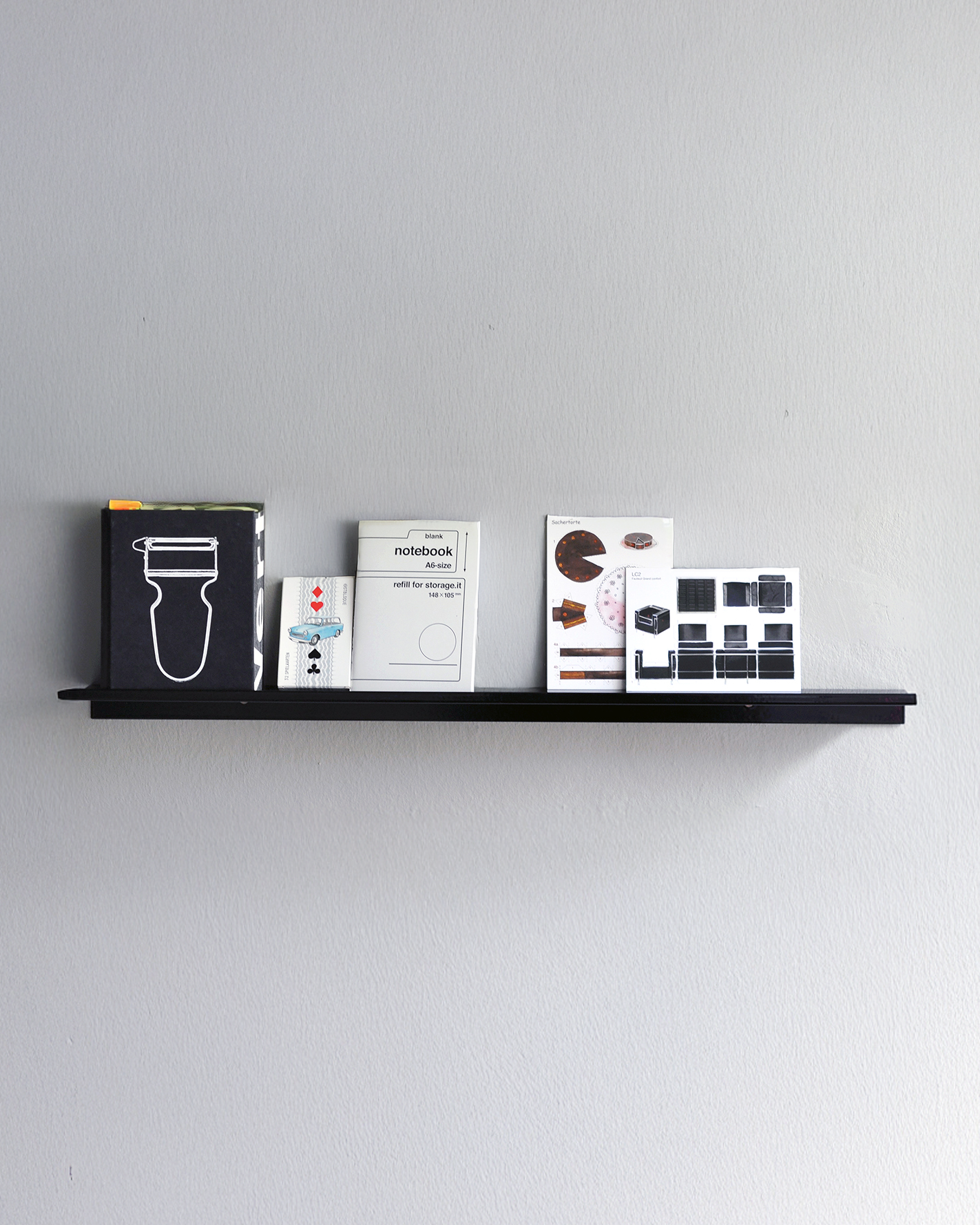 z regal schmal / z shelf slim schwarz