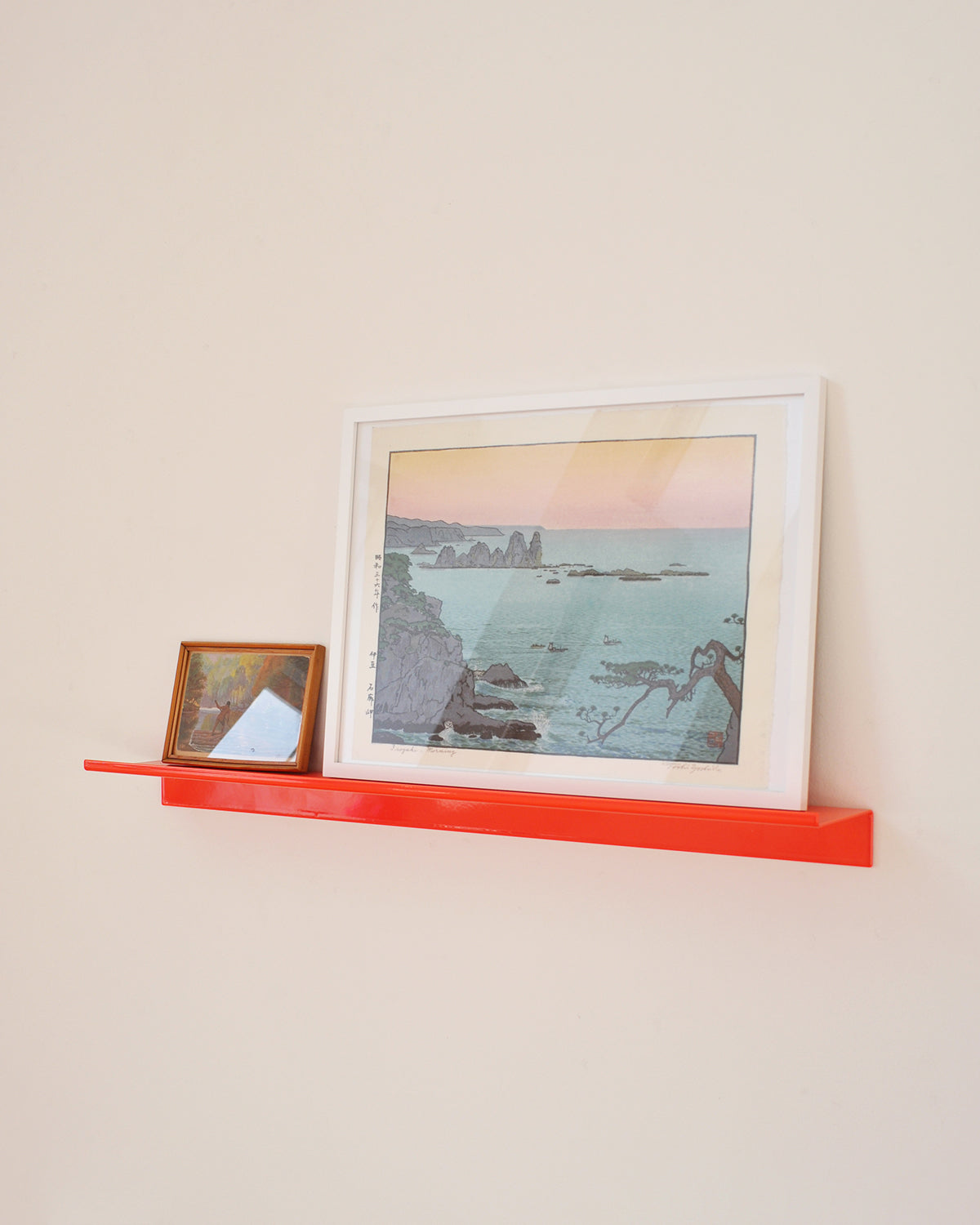 z regal schmal / z shelf slim neon rot