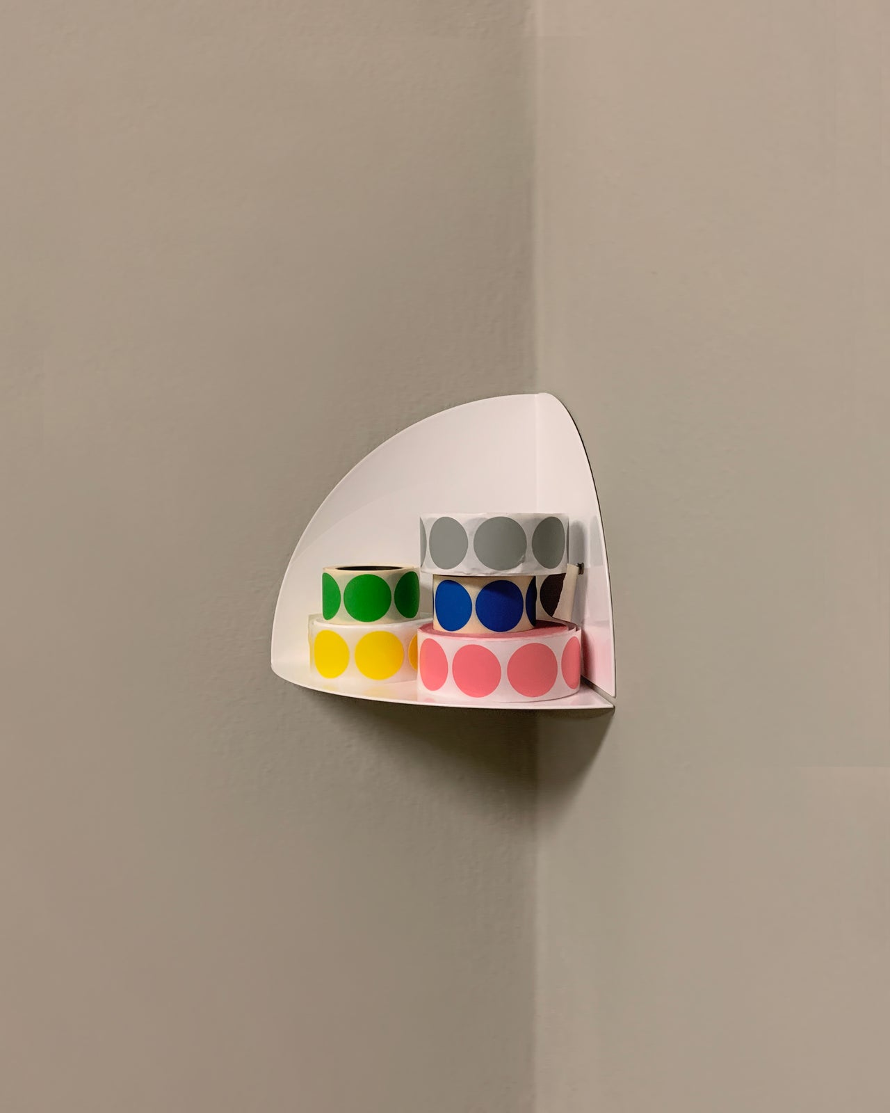 eckregal / corner shelf weiß