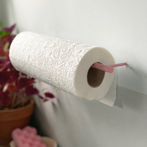 paper towel holder rose