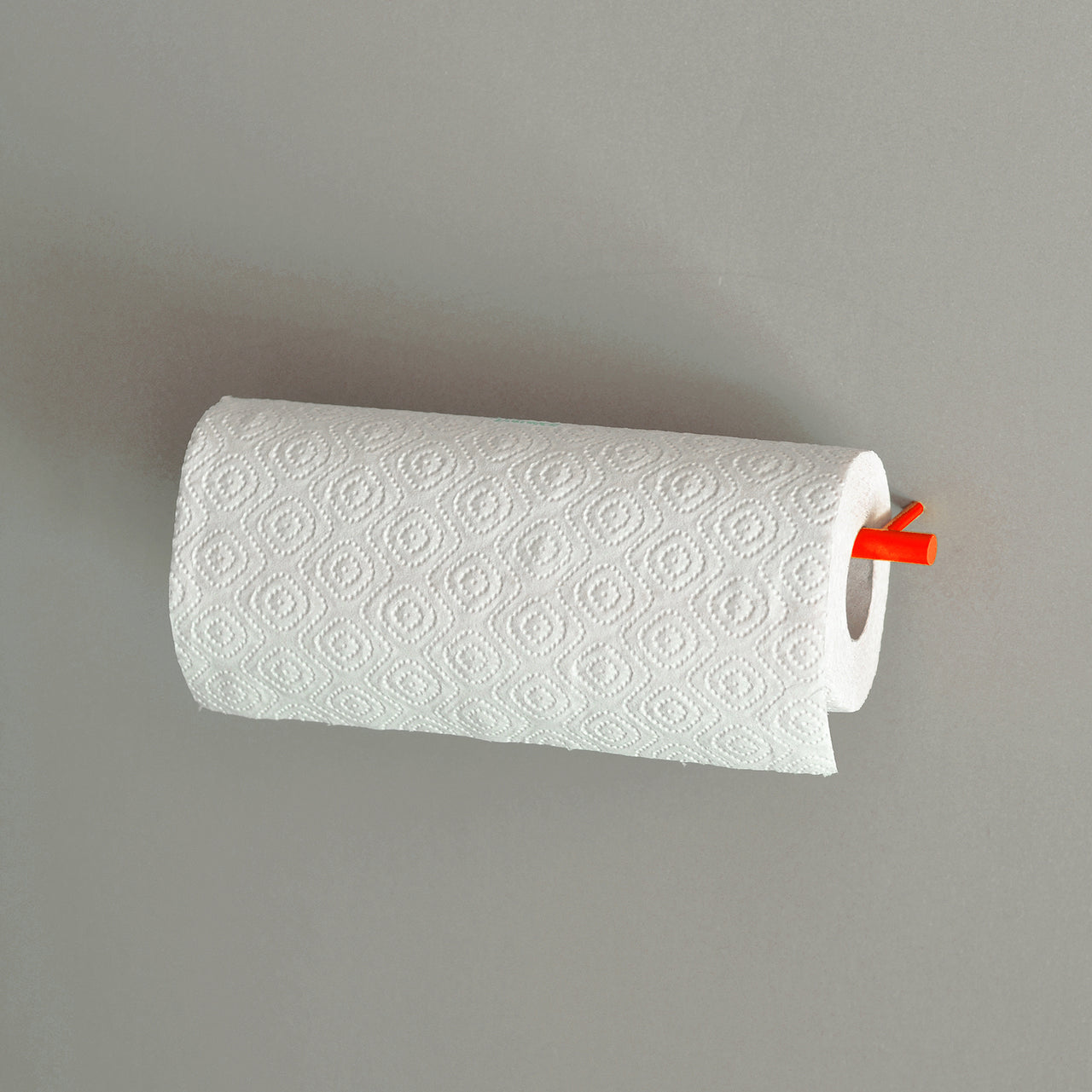 kitchen roll holder / paper towel holder neon red