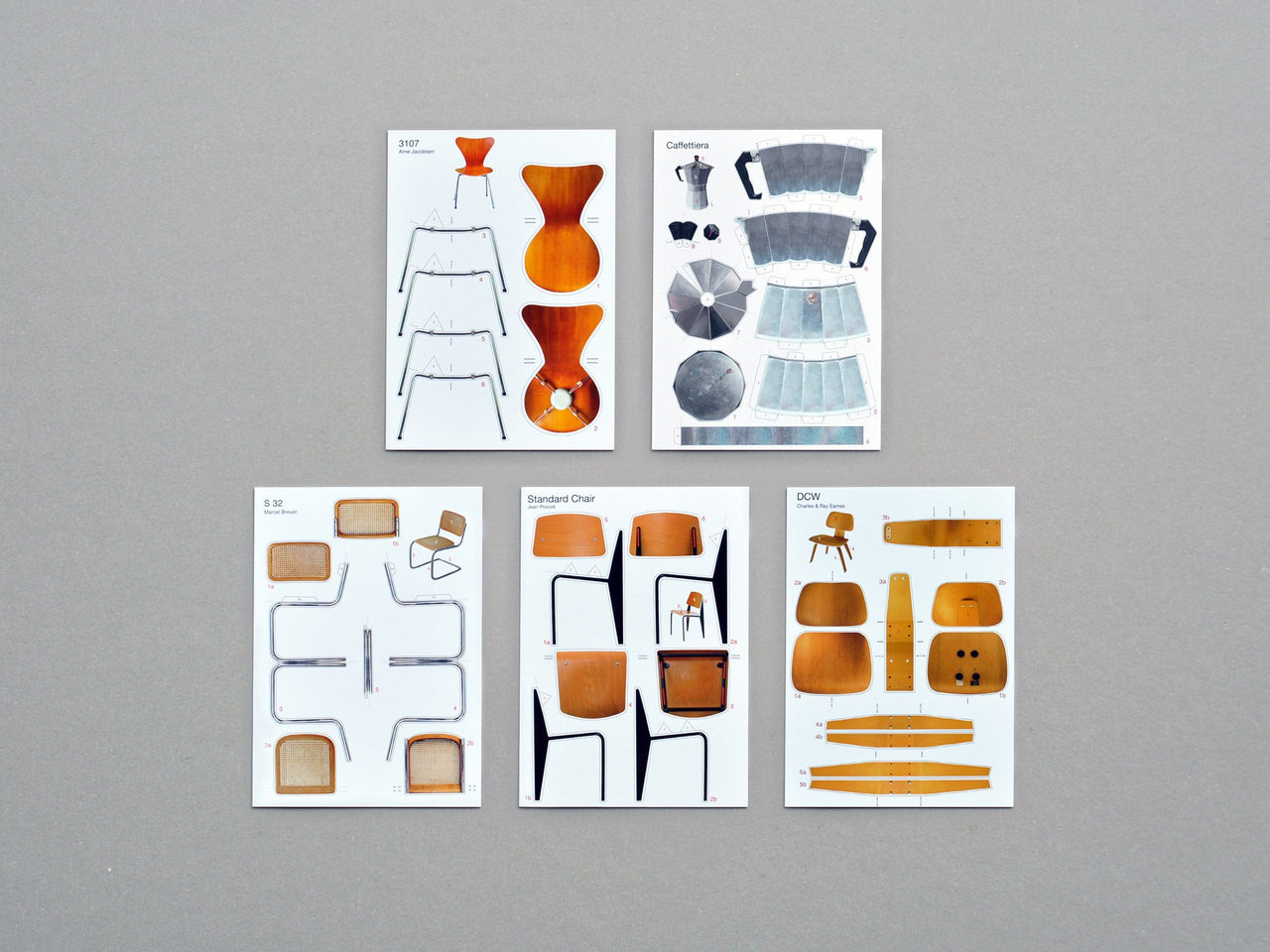 postcard set 2 / classical furniture