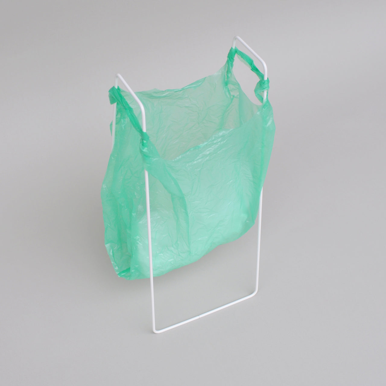 tütenhalter / shopping bag holder weiß