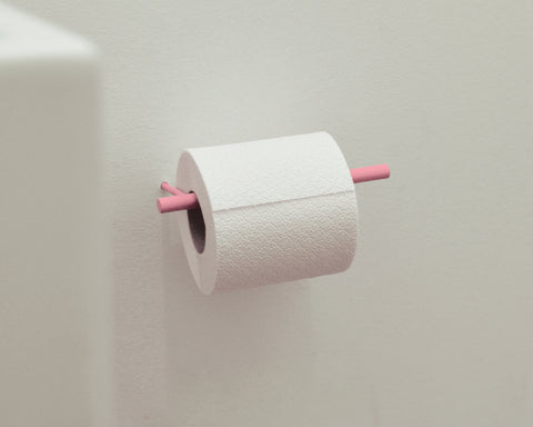 toilet paper holder rose