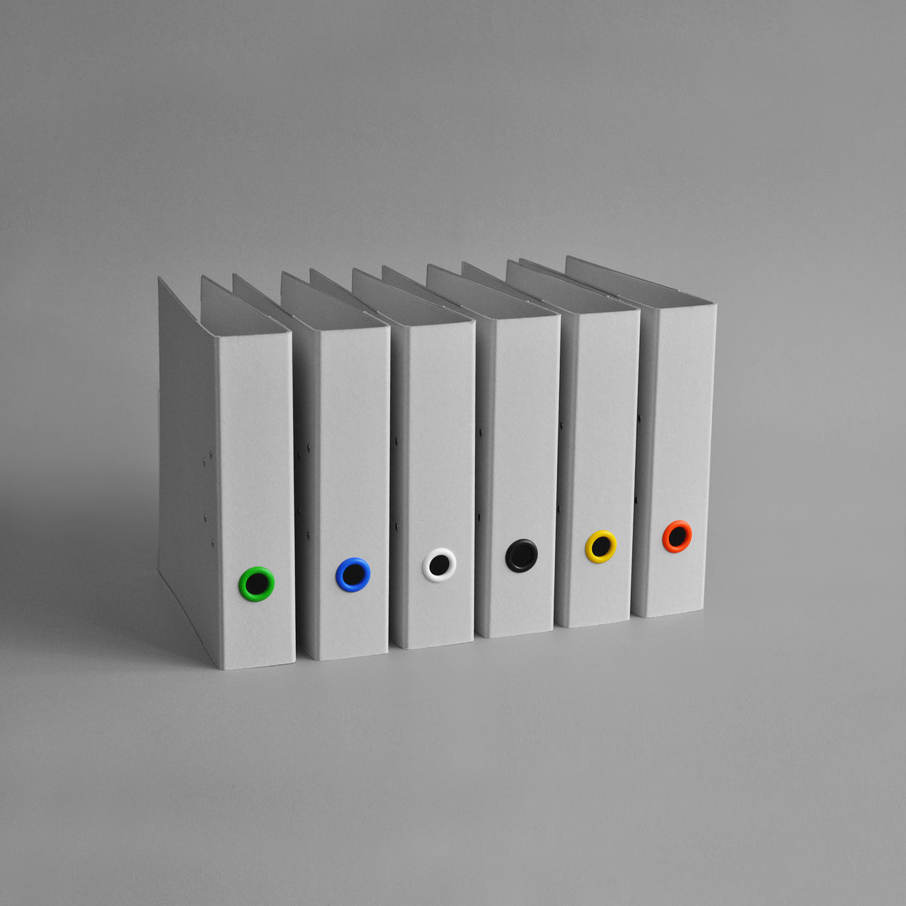 akten ordner graupappe / raw folders set of 6