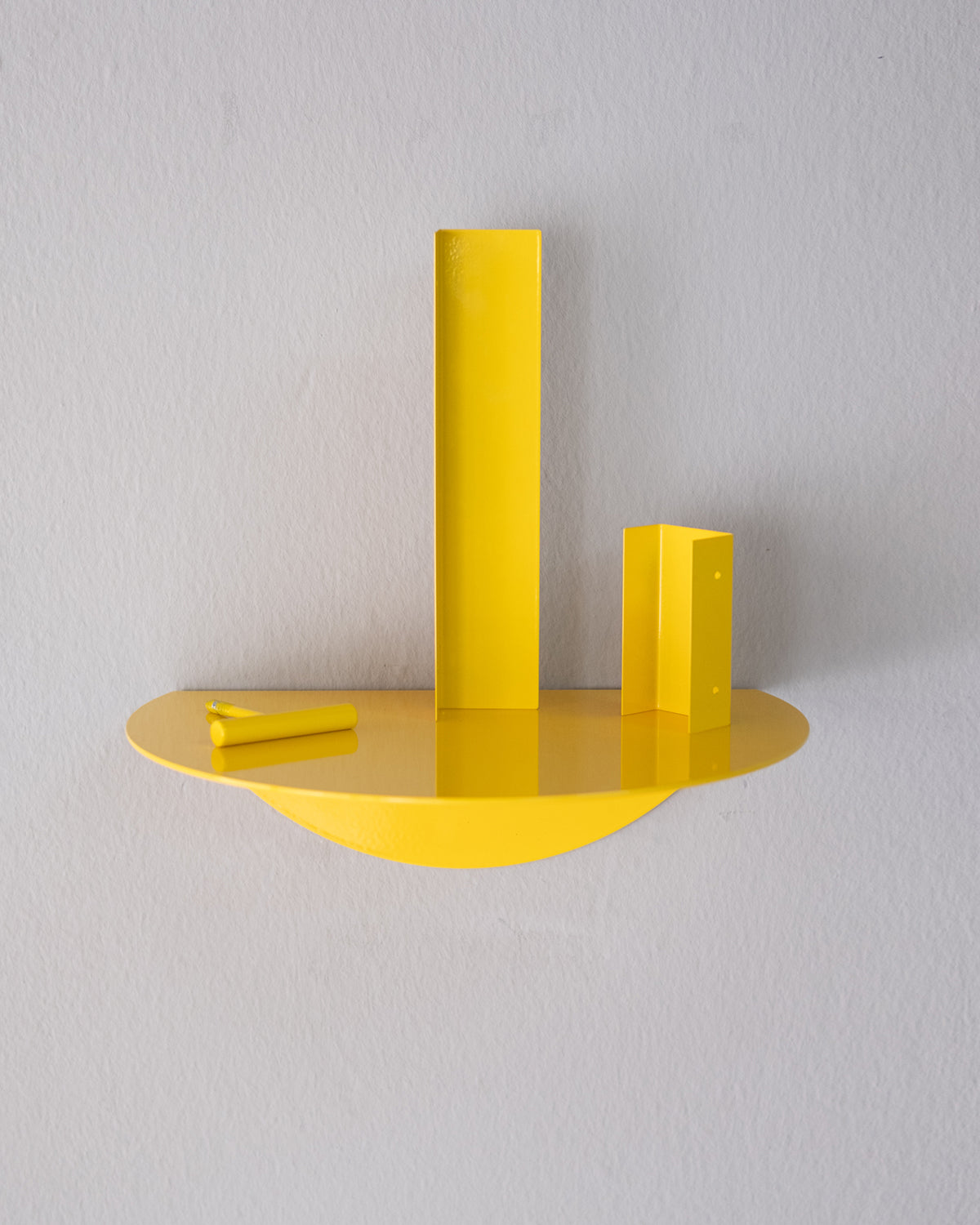 rundes regal / dot shelf sonnengelb