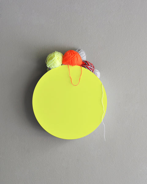  dot box neon yellow