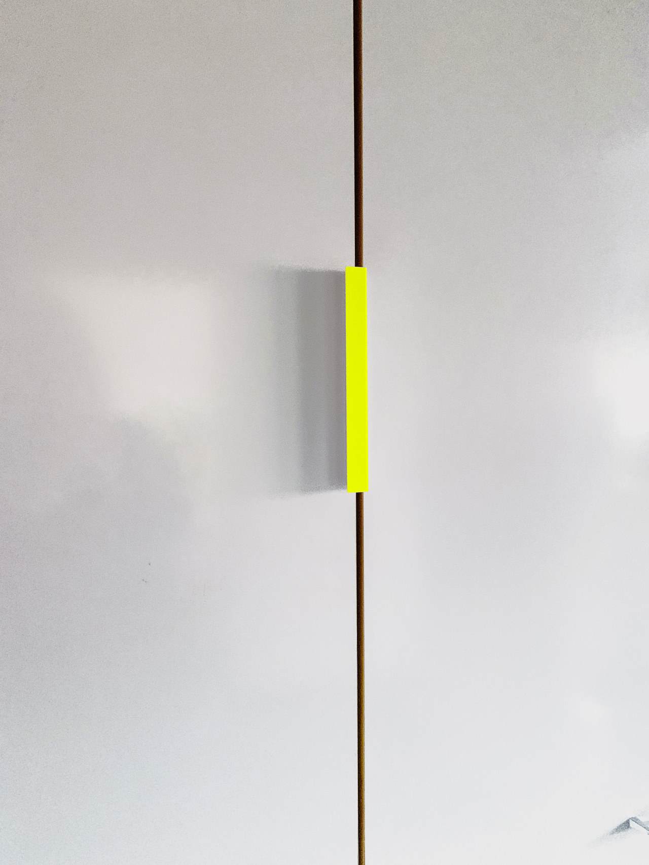 drawer strip 02 / handle 02 neon yellow