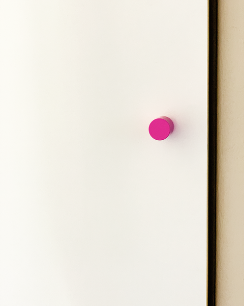 möbelknopf 02 / knob L 02 neon pink