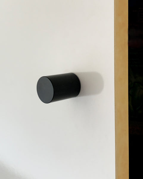  knob L for furniture black