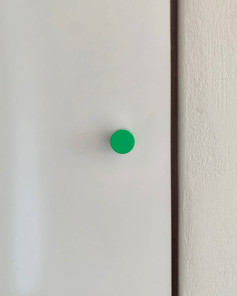  knob L for furniture neon green