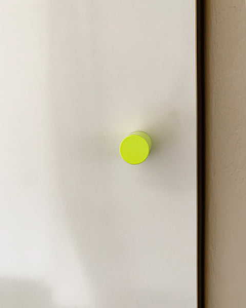  knob L for furniture neon yellow