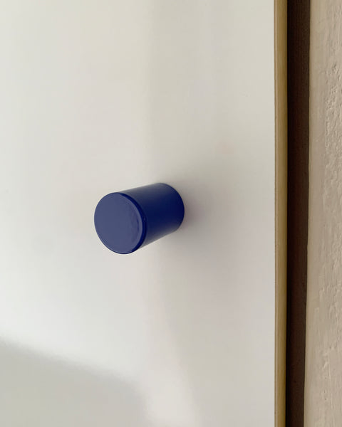  knob L for furniture ultramarin blue