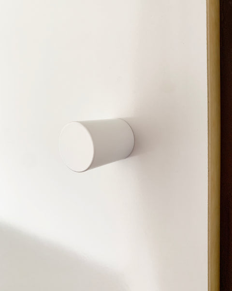  knob L for furniture white