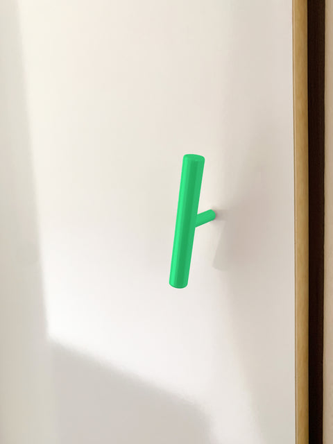 line handle for furniture neon green