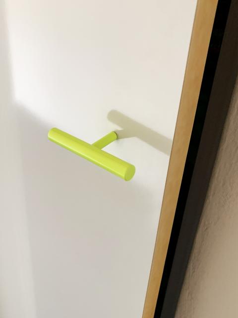  line handle for furniture neon yellow