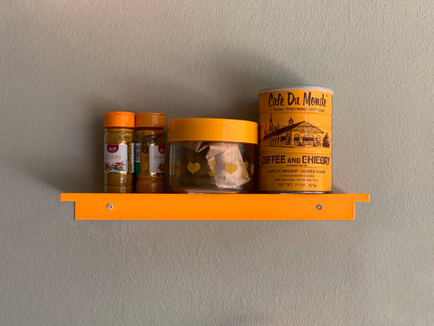 z shelf small neon orange