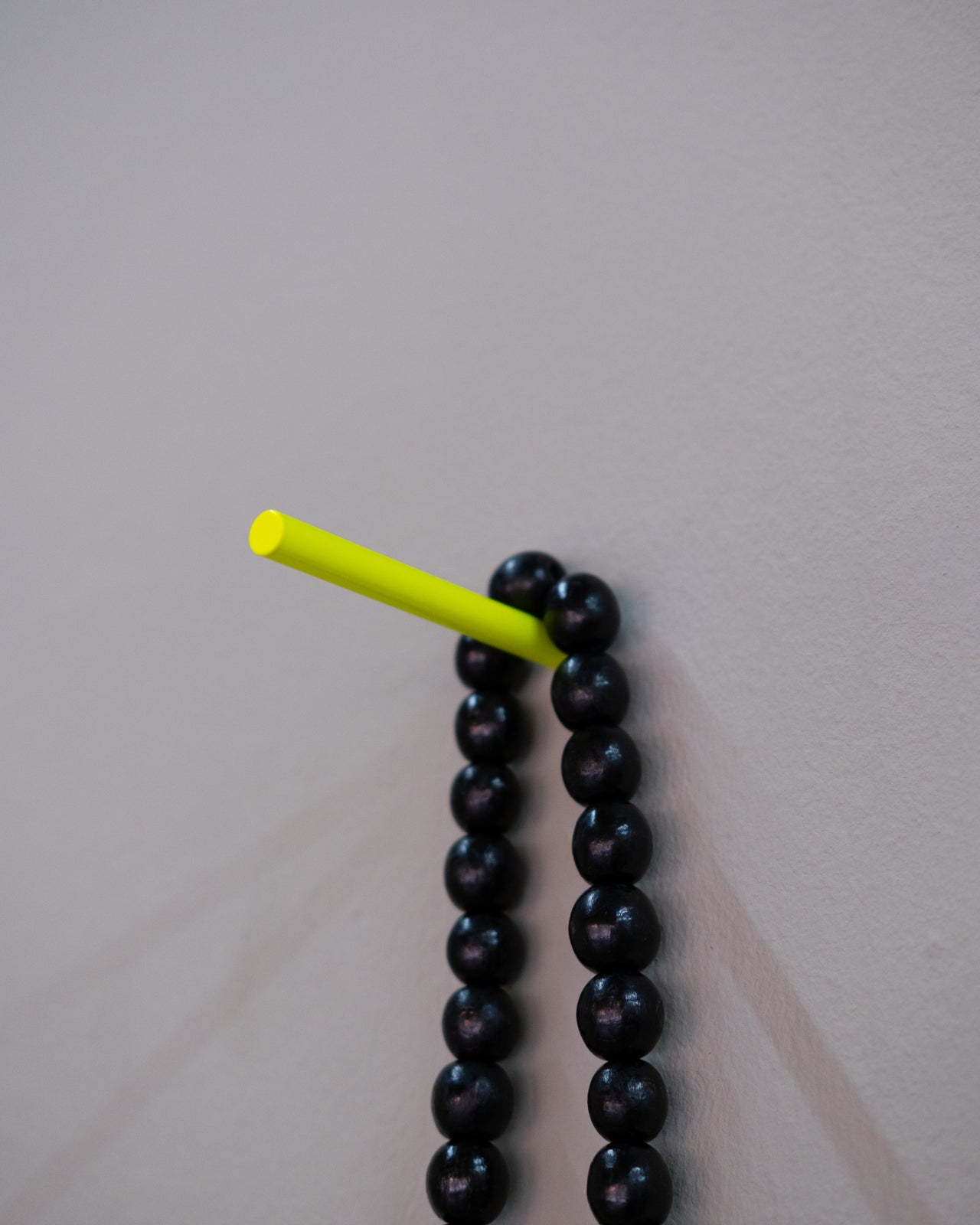 stifthaken / pin hook neon gelb