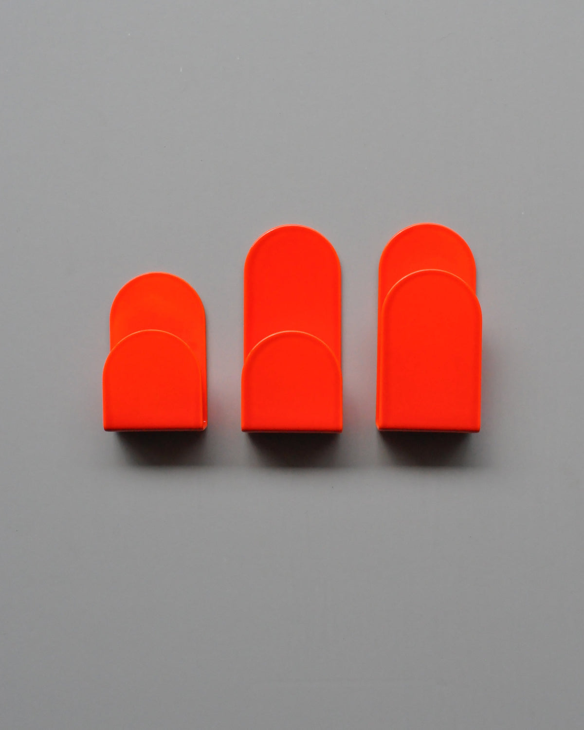 klebehaken / sticky hook neon rot