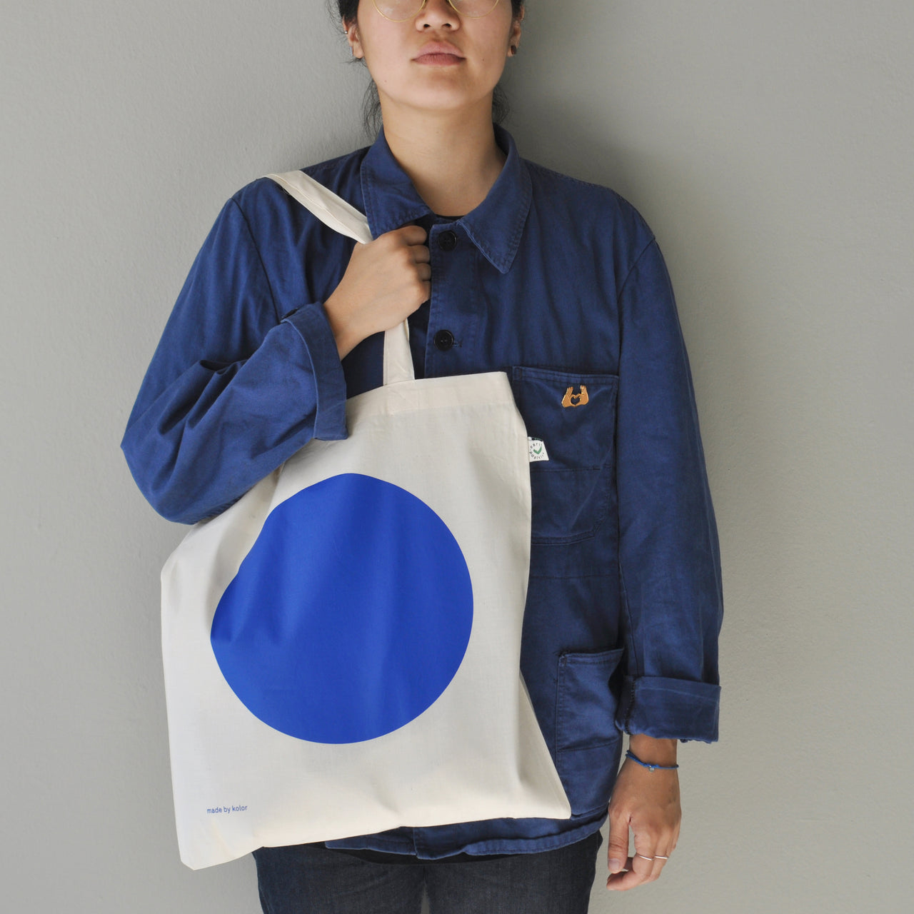 jutebeutel / tote bag dot blau