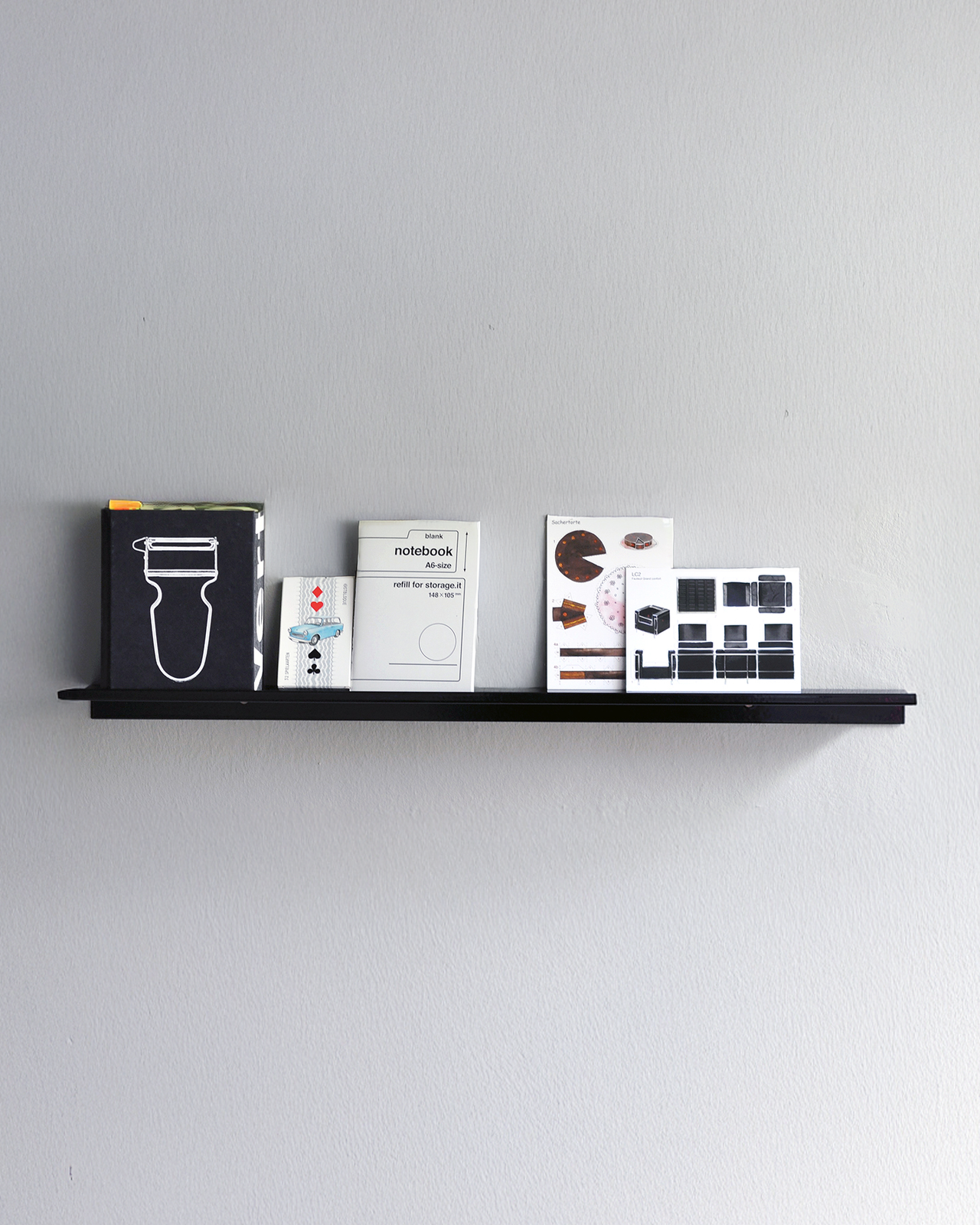 z regal schmal / z shelf slim schwarz