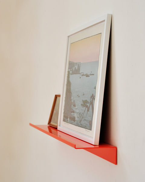  z shelf slim neon red