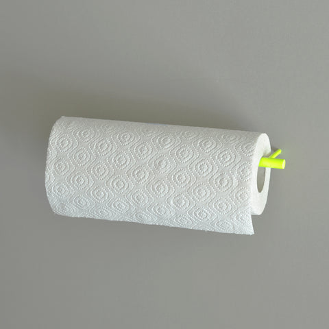  paper towel holder neon yellow