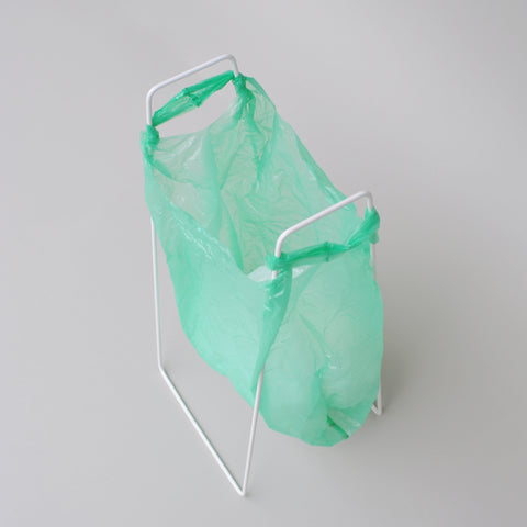  shopping bag holder white
