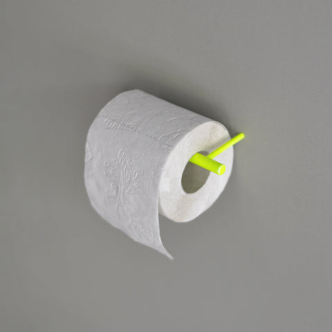  toilet paper holder neon yellow
