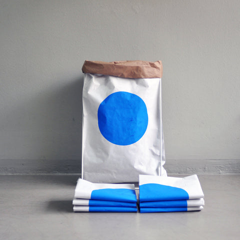 paper bag DOT blue